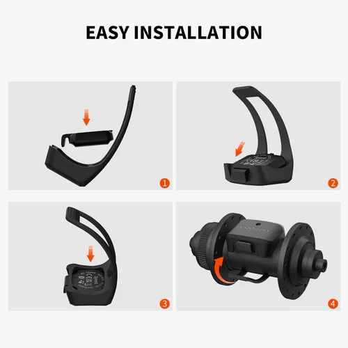 Vista 6 de COOSPO Speed/Cadence Sensor BK9 for Indoor/Outdoor Cycling, Bluetooth 5.0 ANT+ Wireless Cycling RPM Cadence Speed Sensor BK9S Velocidad