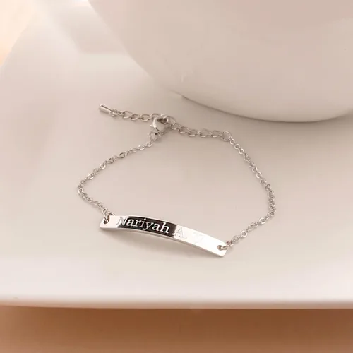 Vista 7 de Petite Boutique Pulseras personalizadas para mujer, regalos personalizados para mujeres, joyería con nombre para mujer, pulsera con nombre, joyas