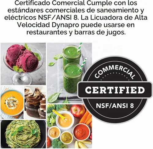 Vista 15 de [Usado] Tribest Dynapro DPS-2250 Licuadora de alta velocidad de 2.5 HP con aspiradora, certificado comercialmente, rojo, tamaño único