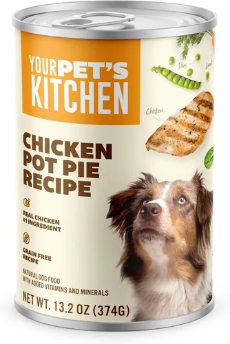 Vista 14 de YOUR PET'S KITCHEN - Mocasines de carne de res, verduras y cebada, 13.2 onzas (paquete de 6)