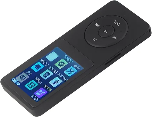 Vista 3 de Reproductor MP4 portátil 1.8 I LCD reproductor de música multimedia con accesorios Reproductor de música digital negro ultrafino para S Port Sm