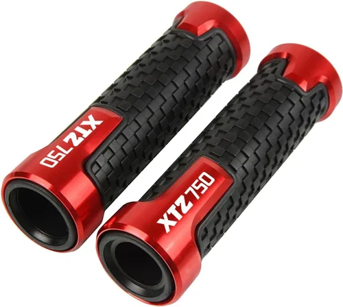 Vista 3 de Motorcycle Handlebar Grips for XTZ750 XTZ 750 1989-1996 1995 1994 1993 7/8" 22MM Motorcycles Hand Grips Handle Bar End Cap Plug Handlebar Knobs Black