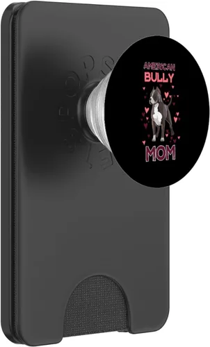 Vista 8 de American Bully Mom American Bully Amante para Propietario PopSockets Swappable PopGrip