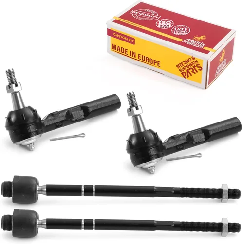 Vista 101 de Metrix Premium Chassis Parts - Kit de 4 piezas de extremos de barra de acoplamiento frontal exterior e interior compatible con Nissan Pathfinder