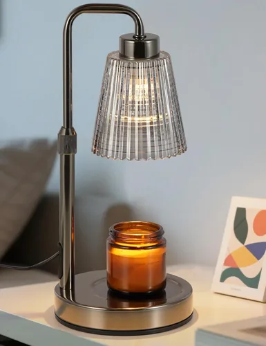 Vista 9 de GODONLIF Lámpara calienta-velas con temporizador y regulación de intensidad, regalos de cumpleaños para mujeres y madres, regalos para inauguración