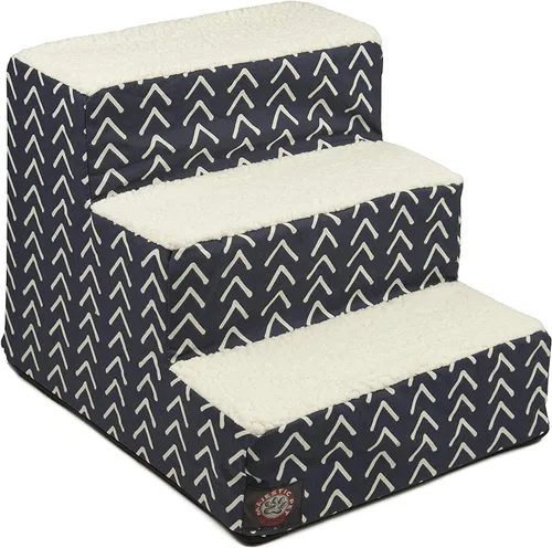 Vista 27 de Majestic Pet - Escaleras portátiles para mascotas suave escalón de espuma de sherpa escalones para perros y gatos rampa para cachorros