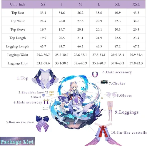 Vista 5 de NSPSTT Genshin Impact Cosplay - Disfraz de todos los personajes, juego completo, disfraz de Halloween para mujeres y hombres