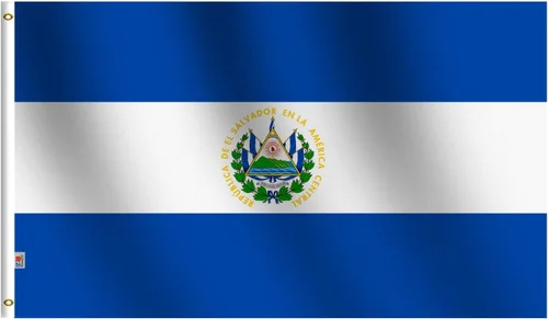 Vista 10 de Bandera argentina de 3 x 5 pies, grande, poliéster 100D en ambos lados para exteriores e interiores moderados, ojales de latón con cabecera de lona
