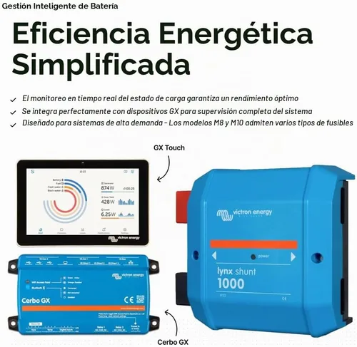 Vista 3 de Victron Energy Lynx Shunt IP22 VE.Can 1000 amp (M8)