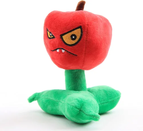 Vista 3 de Plantas de peluche de peluche, figuras de muñeca de peluche, regalo de cumpleaños para niños (cereza)