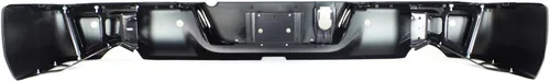 Vista 2 de ACANII - Para Dodge Ram 1500 2009-2018 con doble escape y orificios de sensor de acero negro parachoques trasero montaje completo