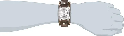 Vista 2 de Nemesis Reloj unisex 66SBTD elegante con números romanos, Movimiento de cuarzo