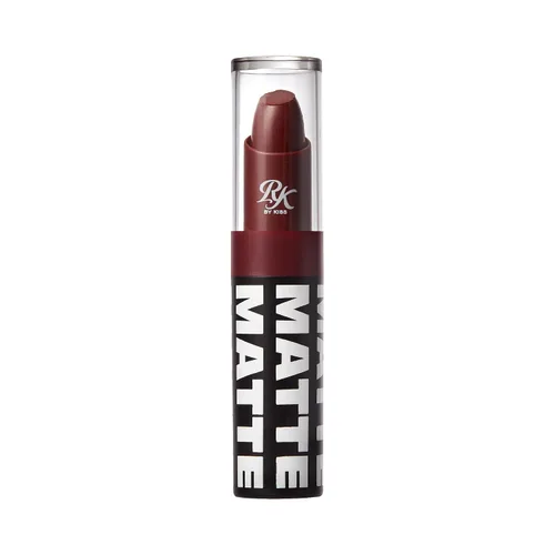 Vista 2 de Ruby Kisses - Lápiz labial, acabado mate, de larga duración, altamente pigmentado, aplicación suave, cobertura completa, maquillaje de color de Rojo