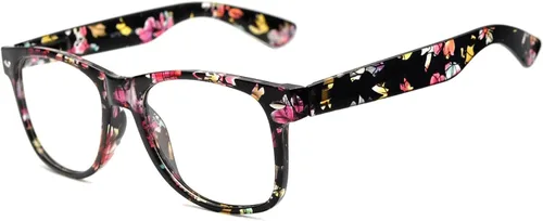 Vista 20 de OWL Los lentes transparentes de colores para niños protegen los ojos de los niños de UVB UVA Negro