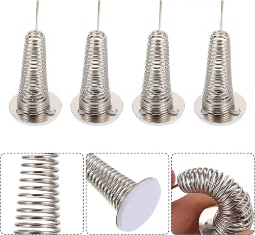 Vista 2 de EXCEART Shaking Head - Base de resorte para muñeca, 10 piezas, base de tablero de instrumentos, base de resorte, cabezal oscilante, reemplazos