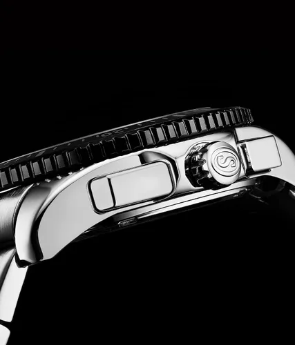 Vista 3 de Stuhrling Original Reloj deportivo para hombre con cronógrafo de acero inoxidable