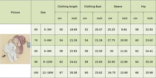 Vista 8 de Ropa de otoño para bebé, niña, niño, ropa de punto de manga larga, mameluco acanalado, overol de suéter de invierno para llegar a casa