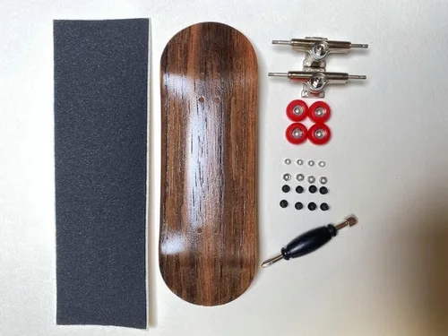 Vista 3 de Lently Diapasones hechos a mano profesionales de madera, 98mmL* 32mmW (ébano)