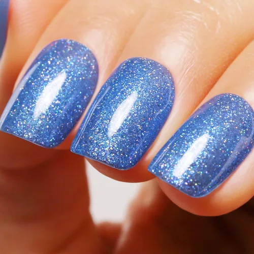 Vista 41 de Esmalte de Uñas en Gel con Purpurina, Esmalte de Uñas en Gel con Purpurina Rojo Sangre Brillante con Destellos, Esmalte de Uñas en Gel con Purpurina