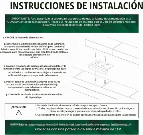 Vista 5 de GKOLED Paquete de 8 luces de paisaje duro de 4 pulgadas con 30 conectores de cable alargado impermeables