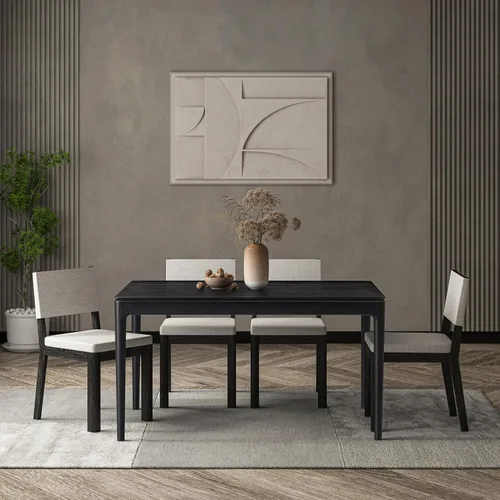 Vista 19 de NTC Mingle - Mesa consola de 47 pulgadas, moderna mesa de entrada de madera maciza con cajón oculto, impermeable y resistente al calor, mesa Negro