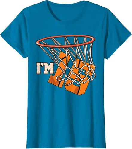 Vista 88 de Camiseta número 15 con temática de baloncesto para fiesta de cumpleaños, Negro, S