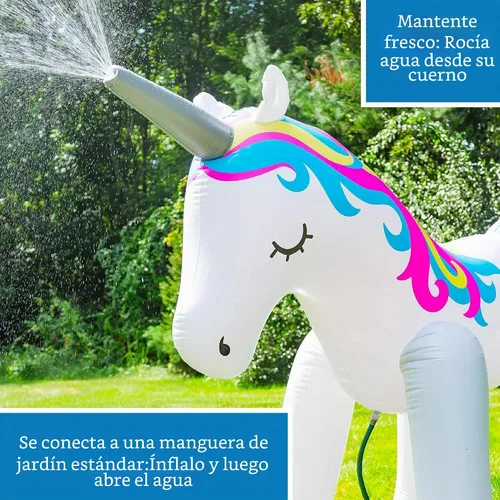 Vista 5 de BigMouth Inc Rociador para patio, Unicornio mágico