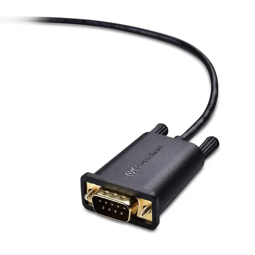 Vista 4 de Cable Matters Cable adaptador USB C a serie – 3 pies, USBC a DB9, cable USB C a RS232, compatible con Thunderbolt 5/4, compatible con Windows