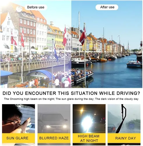 Vista 5 de Lentes de conducción fotocromáticos para día y noche, lentes de sol polarizados 2 en 1, antirreflejos, protección UV para hombres y mujeres