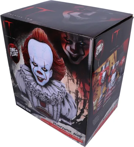 Vista 7 de Nemesis Now Busto Pennywise con licencia oficial de IT Capítulo 2, blanco, 11.8 in