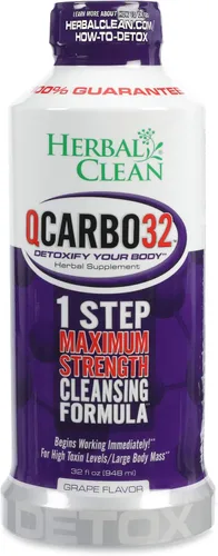 Vista 3 de Desintoxicante Herbal Clean, Q carbo 32, uva líquida, 32 onzas