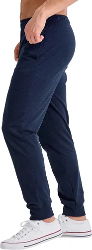 Vista 3 de Hanes Originals - Pantalones deportivos con bolsillos, camiseta de triple mezcla para hombre