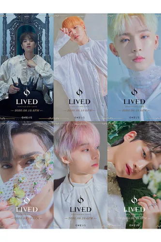 Vista 8 de ONEUS [LIVED] 4th Mini Album 1ea CD+FOLDED POSTER+96p Photo Book+12p Lyrics Book +1ea Character Card+2ea Photo Card K-POP SEALED TRACKING CODE