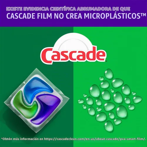 Vista 5 de Cascade Platinum Plus - Cápsulas para lavavajillas, detergente para lavavajillas, jabón detergente para platos, fresco, 19