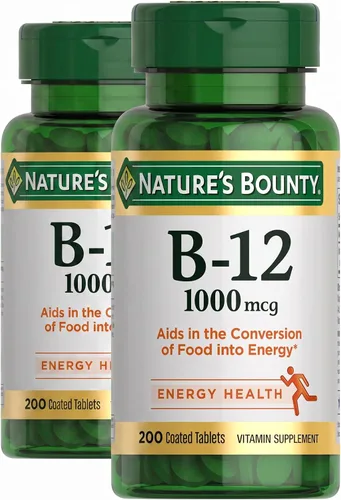 Vista 7 de Comprimidos de B12 Natures Bounty, 0,000035 oz, NATURES316562, 1, 1