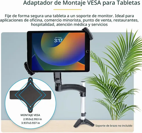 Vista 2 de StarTech VESA Mount Adapter hasta 4.4lb/2kg (Tablet-VESA-Adapter)