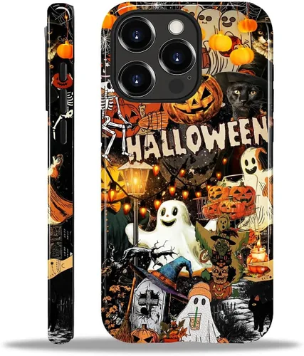 Vista 56 de Funda para iPhone 13 iPhone 14, a prueba de golpes, funda protectora híbrida de 2 capas, doble protección contra caídas, antiarañazos, diseño