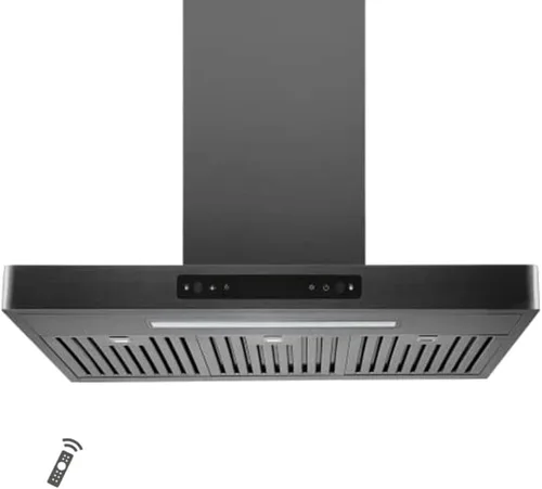 Vista 11 de Vesta Amsterdam - Campana extractora de acero inoxidable de 800 CFM de 36 pulgadas con potente motor, control táctil/gestos, ventilación superior