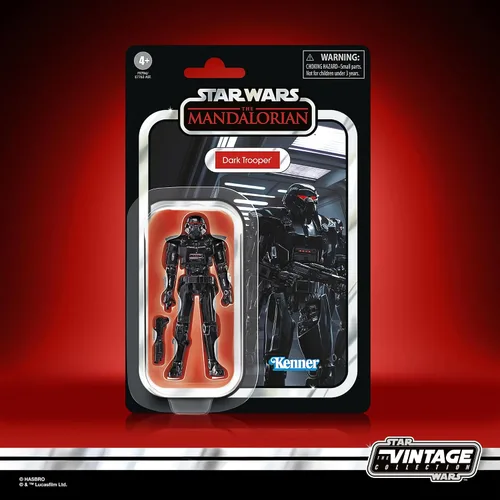 Vista 2 de STAR WARS The Vintage Collection Dark Trooper, The Mandalorian Figura de acción coleccionable de 3.75 pulgadas Star Wars The Vintage Collection