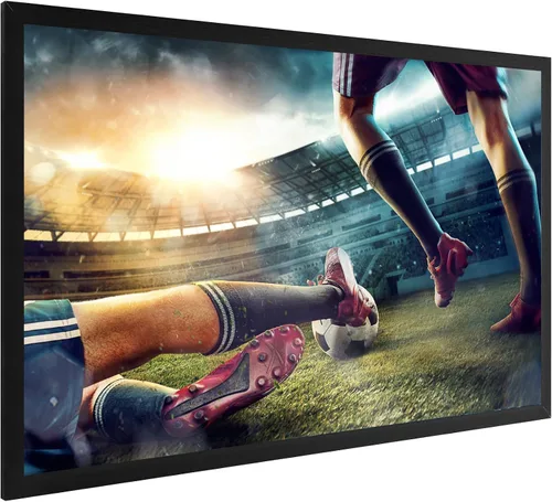 Vista 9 de VEVOR - Pantalla de proyector para exteriores de 110 pulgadas, pantalla de cine 16:9, marco fijo 3D para cine 4K HDTV