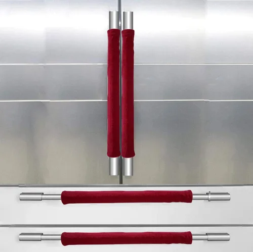 Vista 15 de Fundas para manijas de refrigerador, juego de fundas para manijas de electrodomésticos de cocina, horno microondas, nevera o lavavajillas, protector