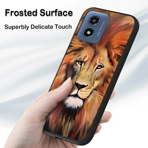 Vista 2 de Funda para Motorola Moto G Play 4G 2024, delgada y ligera, de silicona de TPU suave, color negro, ultrafina, para Motorola Moto G Play 4G 2024, Art