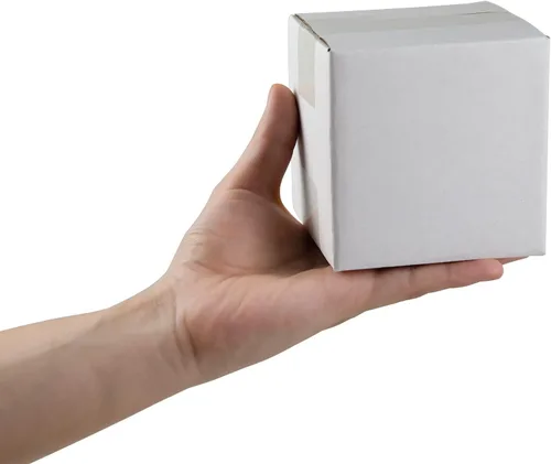 Vista 5 de SUNLPH Cajas de envío blancas de 4 x 4 x 4 pulgadas, cajas pequeñas de cartón corrugado, paquete de 25