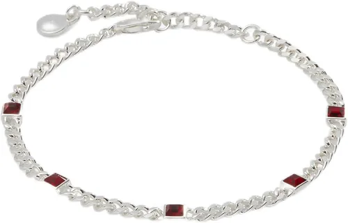 Vista 22 de Alex and Ani September Birthstone Sapphire Curb Chain Bracelet Dorado