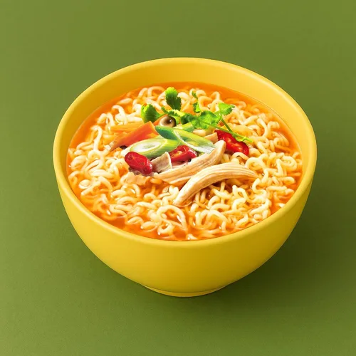 Vista 5 de Paldo Fideos instantáneos de pollo Dosirac (paquete de 6, total de 18.18 onzas)