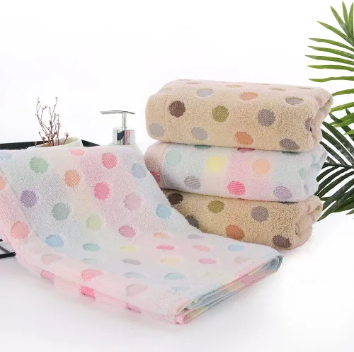 Vista 4 de Pidada juego de 2 toallas de mano de 100 % algodón, patrón a rayas, gran absorción, suave toalla para baño, 13.4 x 29 pulgadas