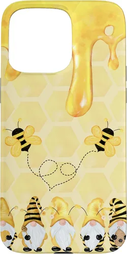 Vista 28 de Carcasa divertida para iPhone 16 con diseño de gnomos de abejorros para Halloween