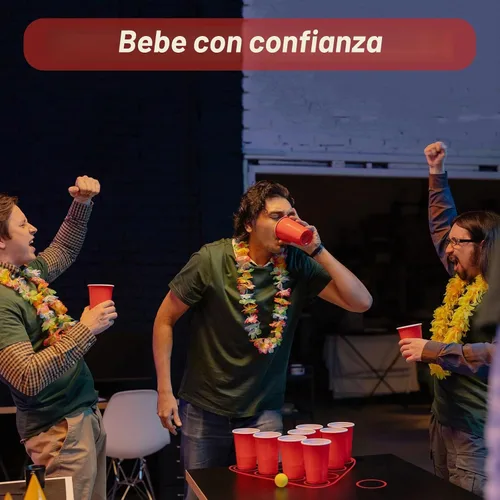 Vista 5 de GOLDGE Tapete de mesa de Beer Pong de 63 x 23.6 pulgadas (primera edición)
