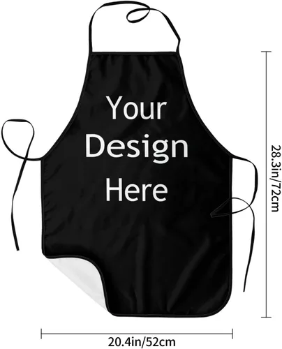 Vista 6 de Delantales personalizados para hombres y mujeres: añade tus divertidos delantales personalizados con regalos con imágenes