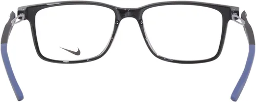 Vista 4 de Nike 7145 004 Gafas de los hombres Negro Llena Llena Rectángulo Forma 2.087 in, Negro